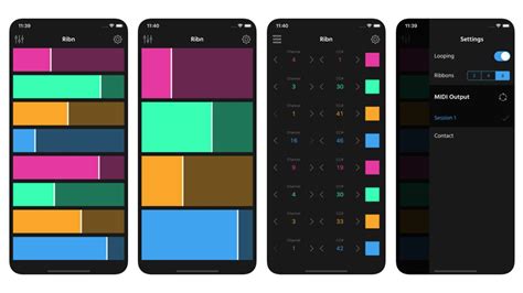 Ribn For Ios Is A Loopable Midi Controller Perfect For Creative