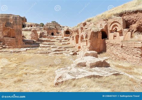The Rock Cut Tombs Of Dara Ancient City’s Necropolis Editorial Photo Image Of Cistern Turkey