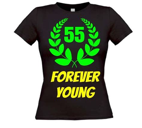 Forever Young 55 Jaar Shirt Verjaardag Goedkoop