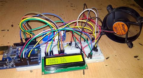 Temperature Based Fan Speed Controller Using Arduino