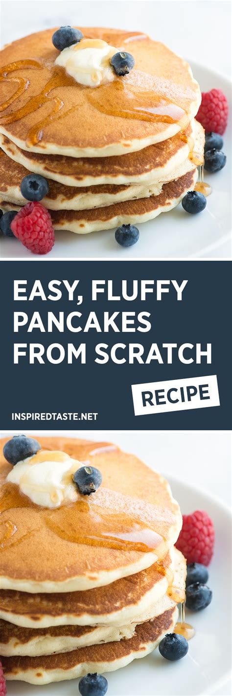Easy Fluffy Pancakes Recipe From Scratch Recipe In 2019
