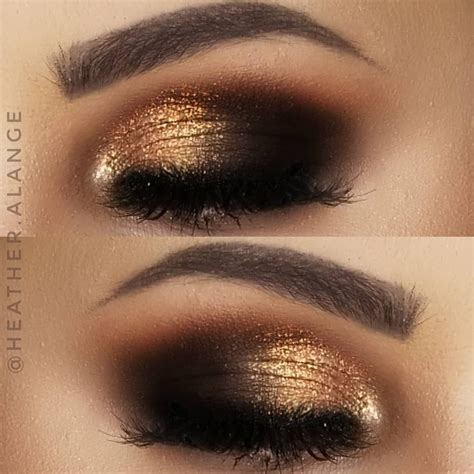 Ulta Beauty Lustrous Foil Eyeshadows Gold Black Smokey Eye