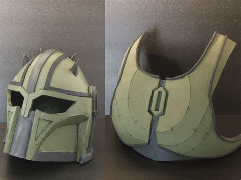 Mandalorian Armorer Chest And Helmet Armor Female Mandalorian
