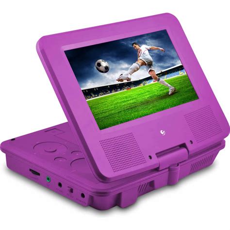 Ematic Epd707pr 7 Portable Dvd Player Purple