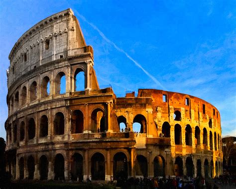 Remnants Of Ancient Rome The Colosseum Photograph By Mark Tisdale