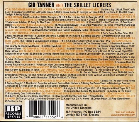 Gidskillet Lickers Tanner Old Timeys Favourite Band 4 Cd New 788065715526 Ebay