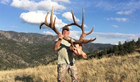 Wow Giant Bull Elk Taken On Public Land By Missoula Hunter Montana