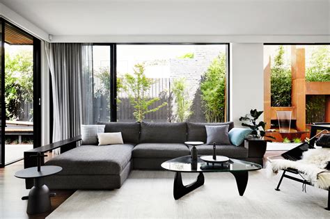 A Contemporary Monochromatic Home In Melbourne By Sisalla Interior
