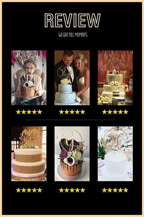 Buy Luxtomi Personalized Wedding Cake Toppers Mr And Mrs