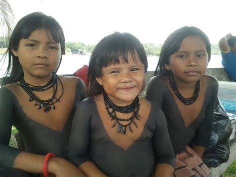 Kayapó Brasil American Indian Girl Native American Children Native