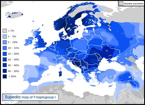 Maps Of Y Dna Haplogroups In And Around Europe Map Europe Map