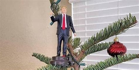 donald trump jr put  father  top   christmas tree  people  handle  indy