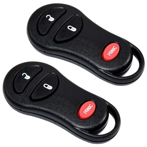 Hqrp 2 Pack Remote Key Fob Shell Case Keyless Entry W 3 Buttons For