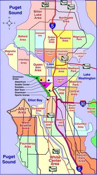 zip code map seattle free united states map