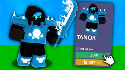 I Became The Tanqr Kit In Roblox Bedwars Youtube