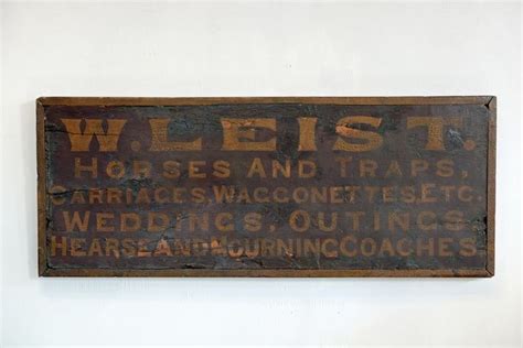 Original Antique Hand Painted Trade Sign Decorative Collective