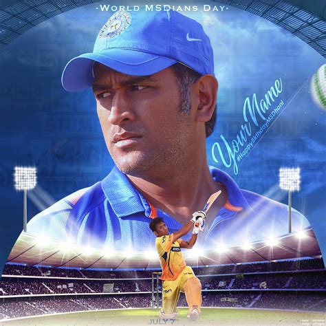 Former indian skipper and the captain of the chennai super kings franchise, ms dhoni, turns 39 years old on. MS Dhoni Fans #Dhoni on Twitter: "Birthday Celebrations ...