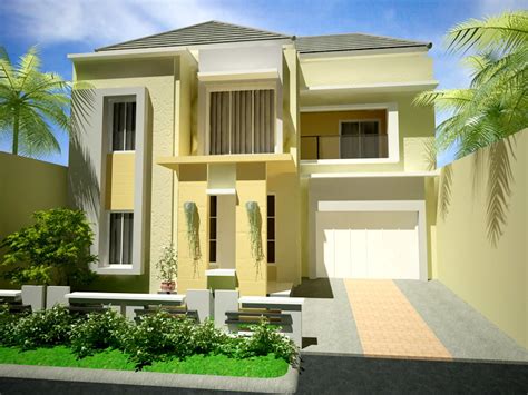 Desain rumah minimalis 2 lantai tampak dari depan. Desain Rumah Minimalis 2 Lantai - Model Rumah Minimalis ...