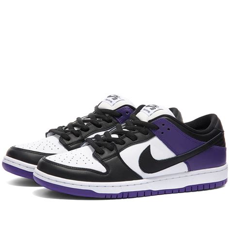 Nike Sb Dunk Low Pro Purple Black And White End