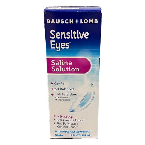 Sensitive Eyes Plus Saline 12 Fl Oz 355 Ml