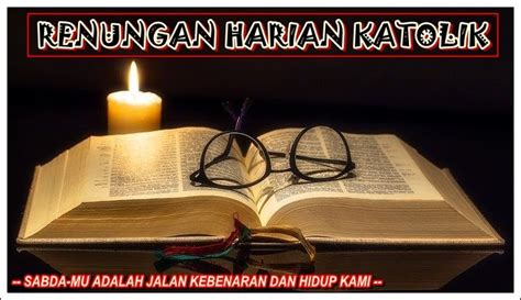 RENUNGAN HARIAN KATOLIK SENIN 18 DESEMBER 2020 I H S