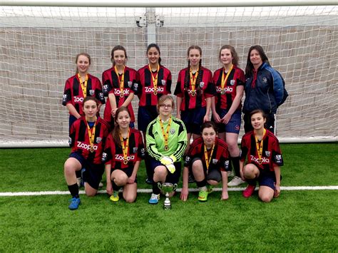 Q3 Girls Football Team Celebrate Success Q3 Academy Great Barr