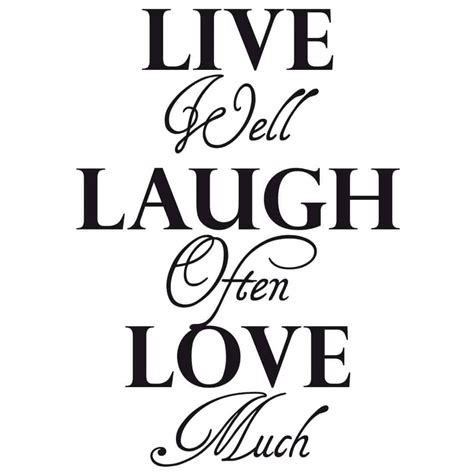 Muursticker Live Laugh Love Wall Artnl