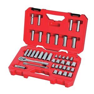 Looking for the best mechanic tool sets? CRAFTSMAN 40-Piece Standard (SAE) and Metric Mechanic's ...