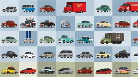 All The Cars From Back To The Future On One Poster Back To The Future