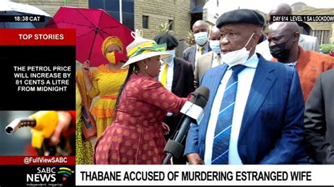 Former Lesotho Pm Thomas Thabane Charged With Murder Of His Estranged Wife Youtube