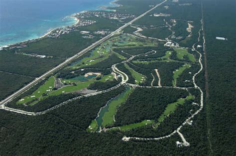 Riviera Maya Golf Club Championship Course In Akumal Tulum Mexico