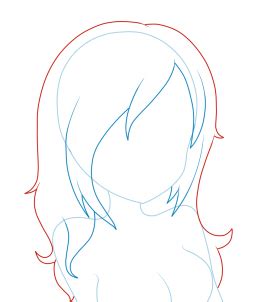 To draw anime girl's hair, first gain a basic. How to Draw Girl Hair, Step by Step, Anime Hair, Anime ...