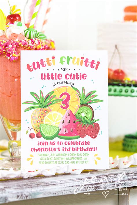 A Fun Tutti Frutti Party For Your Cutie — Jen T By Design