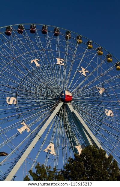 Texas Star Ferris Wheel Texas State Stock Photo 115615219 Shutterstock