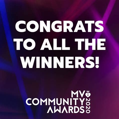 Manyvids Announces Winners Of 2020 Mv Community Awards