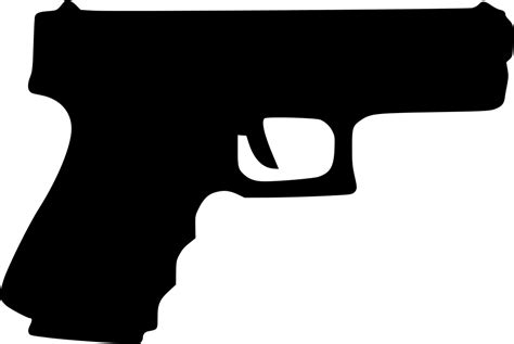 Pistol Firearm 40 Sandw Glock Gun Gun Clipart Png Download 981658