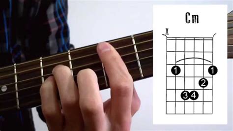 Cm Chord A Quickeasy Way To Play The Cm Chord Youtube
