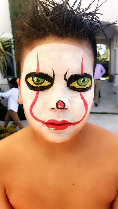 Scary Clown Face Painting Clown Face Paint Scary Clown Face