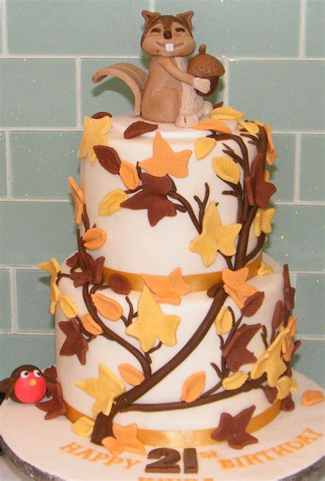 Maybe you would like to learn more about one of these? Autumn Squirrel Cake - CakeCentral.com