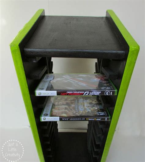 Xbox Game Storage Tower Before And After Makeover