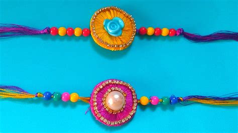 Diy How To Make Rakhi At Home I 3 Home Made Rakhi I Hand Made Rakhi I