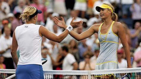 Maria Sharapova Vs Kim Clijsters 2005 Us Open Semifinal Short