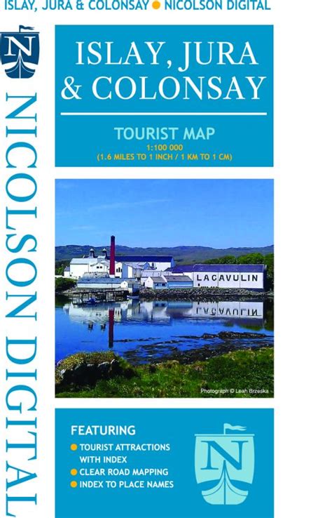 Nicolson Tourist Map Islay Jura And Colonsay Alba Wholesale