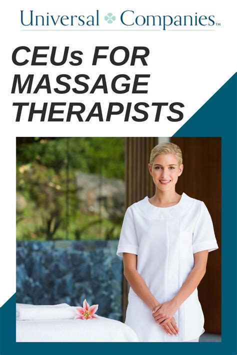 Invest In Yourself And Your Career Ceus For Massage Therapists Massage Marketing Spa