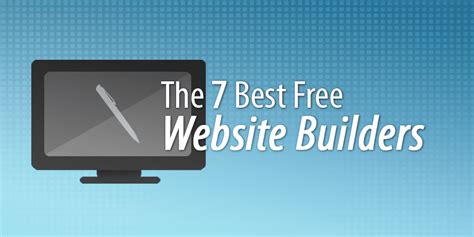 Well, many experiences with website building and free website builders has led me to create this list of the top free website builders. The Top 7 Free Website Builders - Capterra Blog