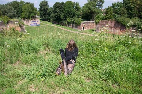 Emma Strolling Through The Fortress August 2017 Voyeur Web