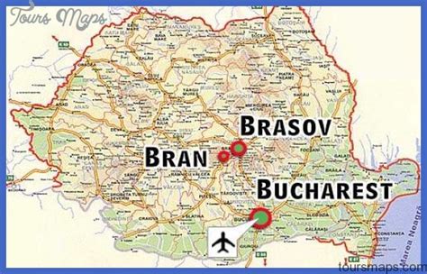 Map Of Bucharest Romania