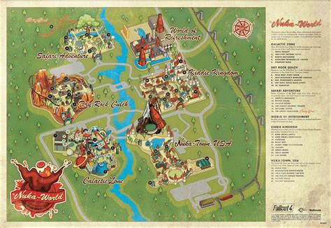 Fallout 4 Nuka World Map Veröffentlicht Survival Sandboxde