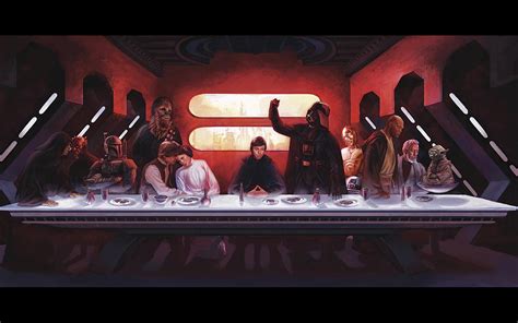 Star Wars the Last Supper art work HD wallpaper | Wallpaper Flare