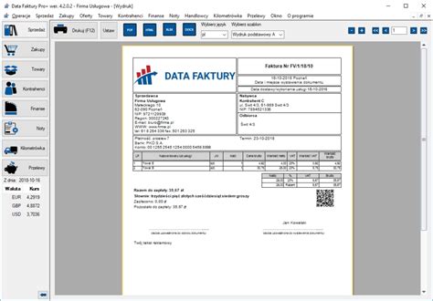 Купить Data faktury PRO program do fakturowania faktur отзывы фото и